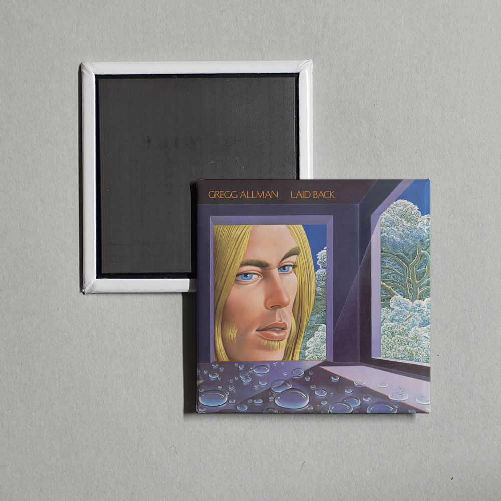 Gregg Allman - Laid Back Album Cover Fridge Magnet