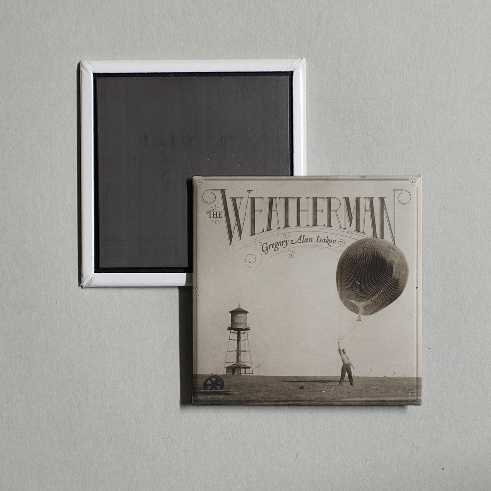 Gregory Alan Isakov - The Weatherman Album Cover Fridge Magnet