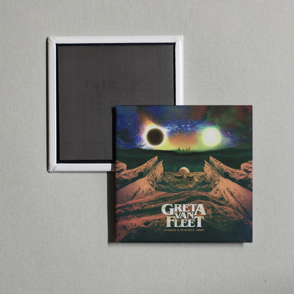 Greta Van Fleet - Anthem Of The Peaceful Army Album Cover Fridge Magnet