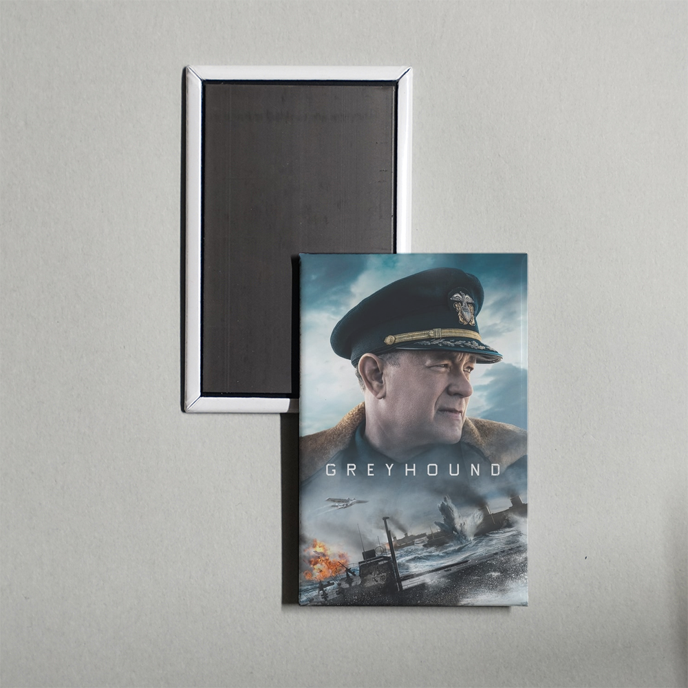 Greyhound Mini Movie Fridge Magnet