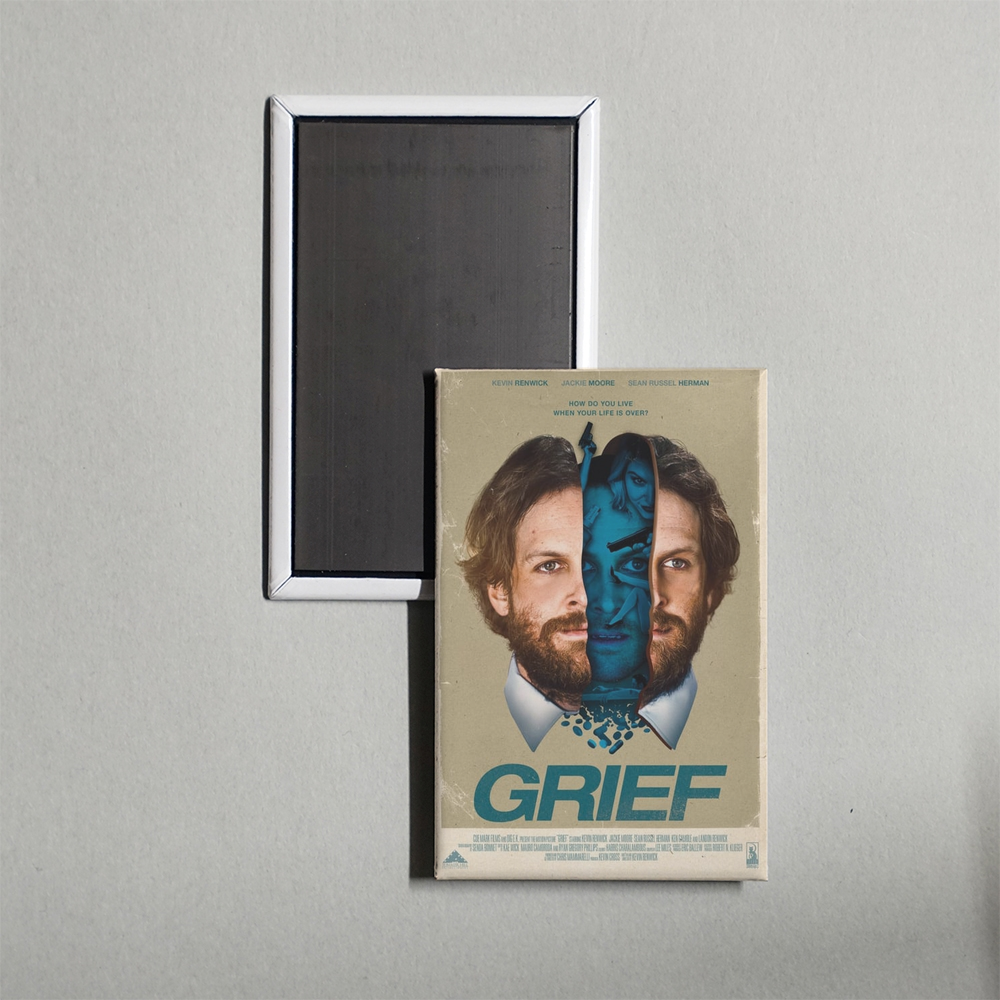 Grief Mini Movie Fridge Magnet