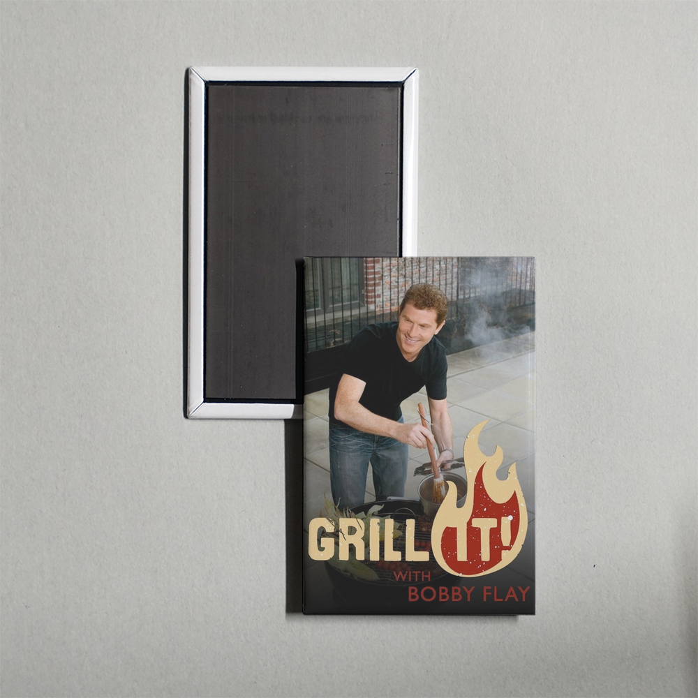 Grill It! with Bobby Flay TV Show Fridge Magnet