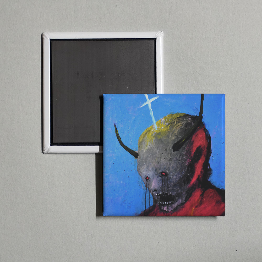 Grim Salvo - MILDRED Album Cover Fridge Magnet