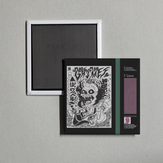 Grimes - Visions Album Cover Fridge Magnet
