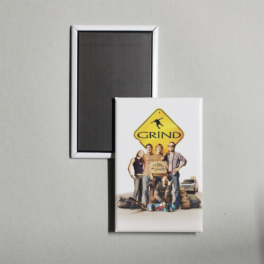 Grind Mini Movie Fridge Magnet