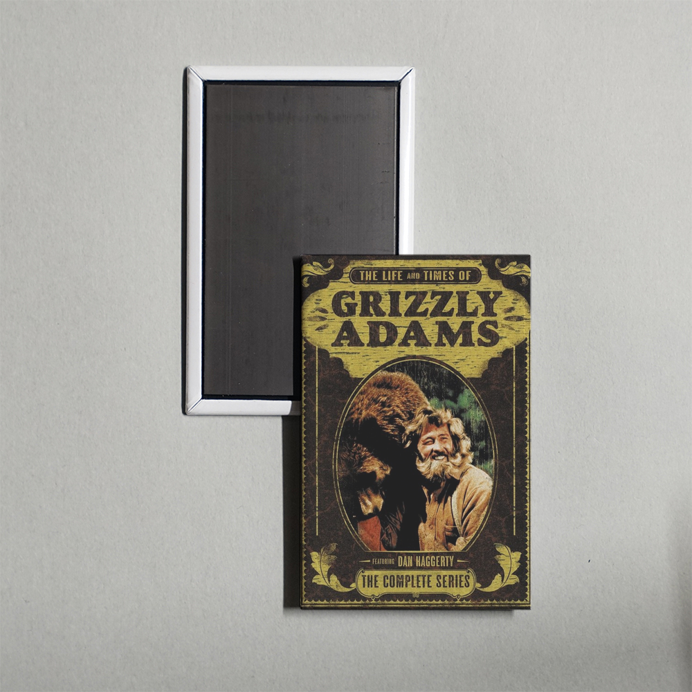 Grizzly Adams TV Show Fridge Magnet