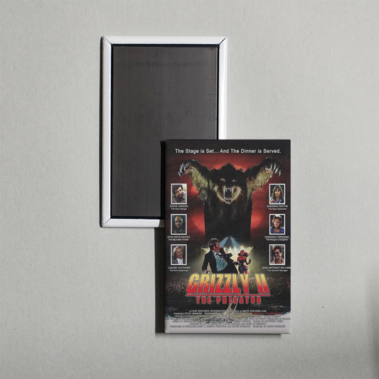 Grizzly II Revenge Mini Movie Fridge Magnet
