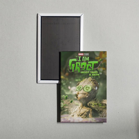 Groot Takes a Bath Mini Movie Fridge Magnet