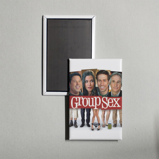 Group Sex Mini Movie Fridge Magnet