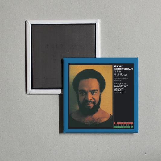 Grover Washington, Jr. - All The King's Horses Album Cover Fridge Magnet