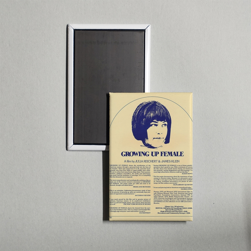 Growing Up Female Mini Movie Fridge Magnet
