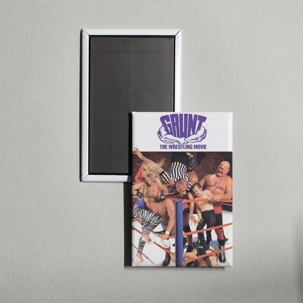 Grunt! The Wrestling Movie Mini Movie Fridge Magnet