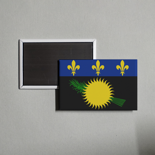 Guadeloupe Flag Fridge Magnet