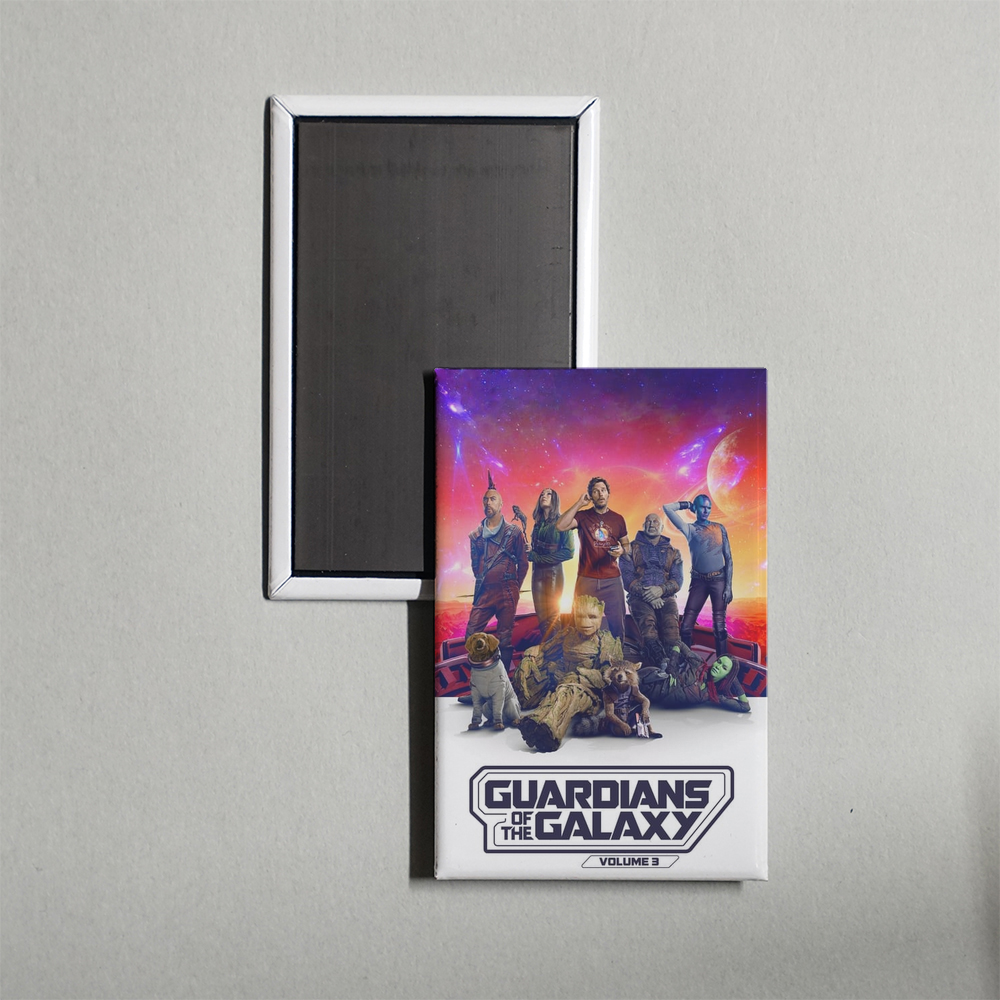 Guardians of the Galaxy Vol. 3 Mini Movie Fridge Magnet