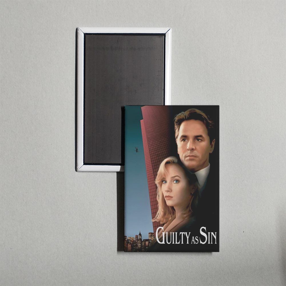Guilty as Sin Mini Movie Fridge Magnet