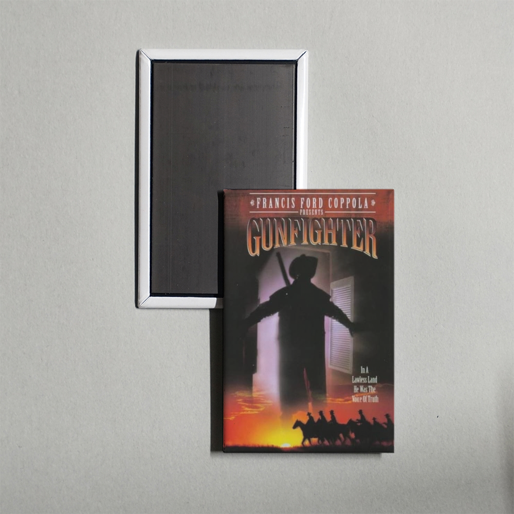 Gunfighter Mini Movie Fridge Magnet