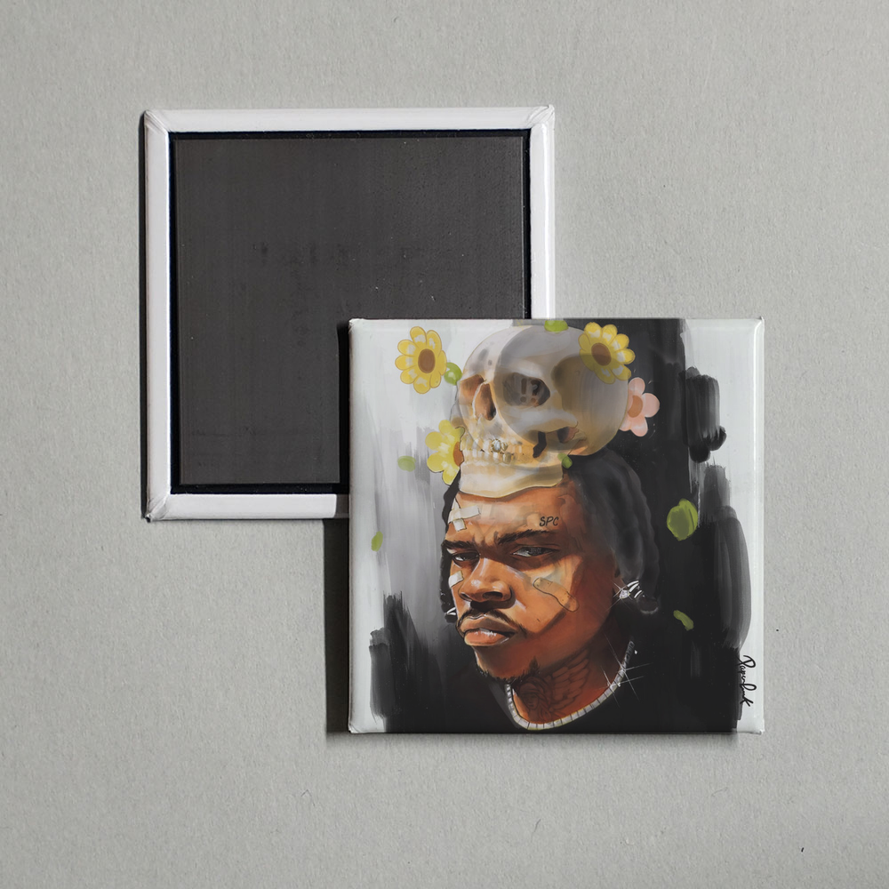 Gunna - a Gift & a Curse Album Cover Fridge Magnet