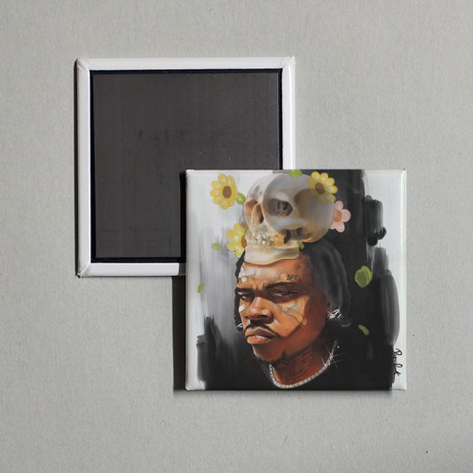 Gunna - a Gift & a Curse Album Cover Fridge Magnet