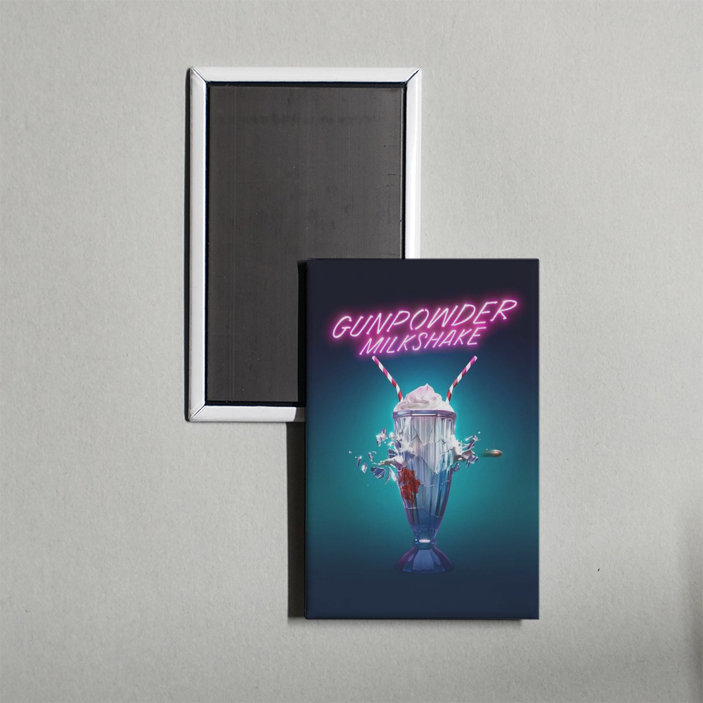 Gunpowder Milkshake Mini Movie Fridge Magnet