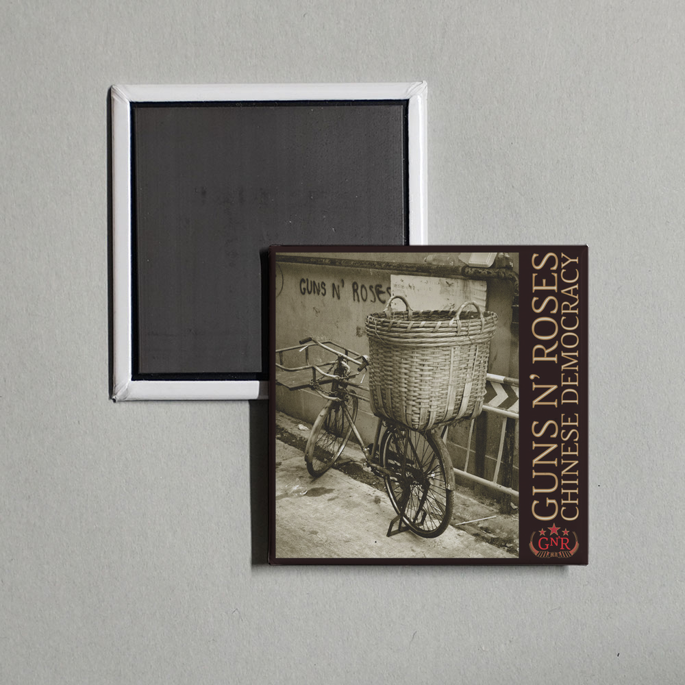 Guns N' Roses - Chinese Democracy Album Cover Fridge Magnet
