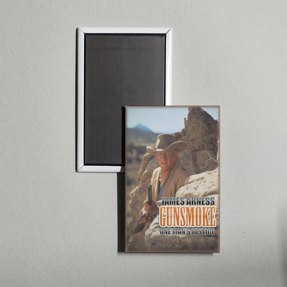 Gunsmoke One Man's Justice Mini Movie Fridge Magnet