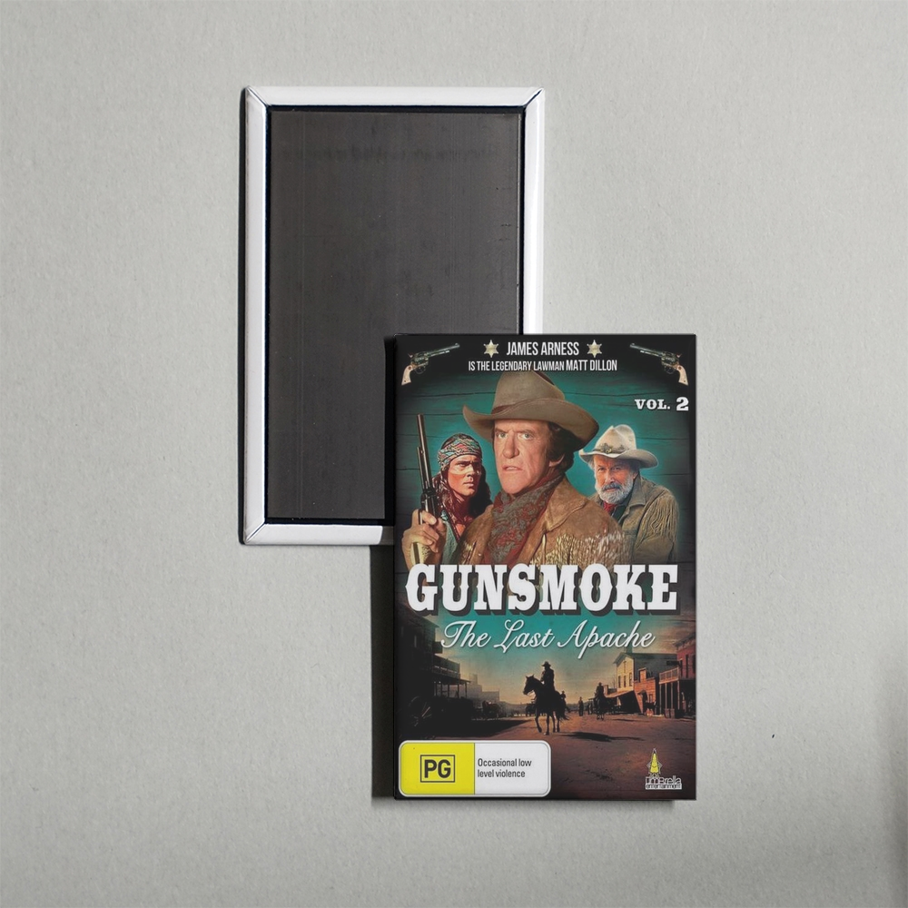 Gunsmoke The Last Apache Mini Movie Fridge Magnet