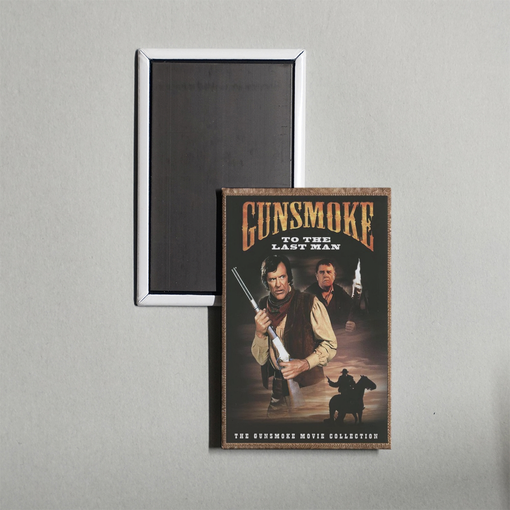 Gunsmoke To the Last Man Mini Movie Fridge Magnet