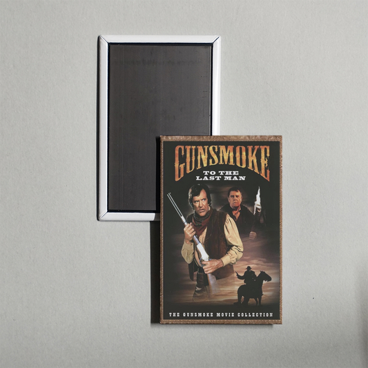 Gunsmoke To the Last Man Mini Movie Fridge Magnet