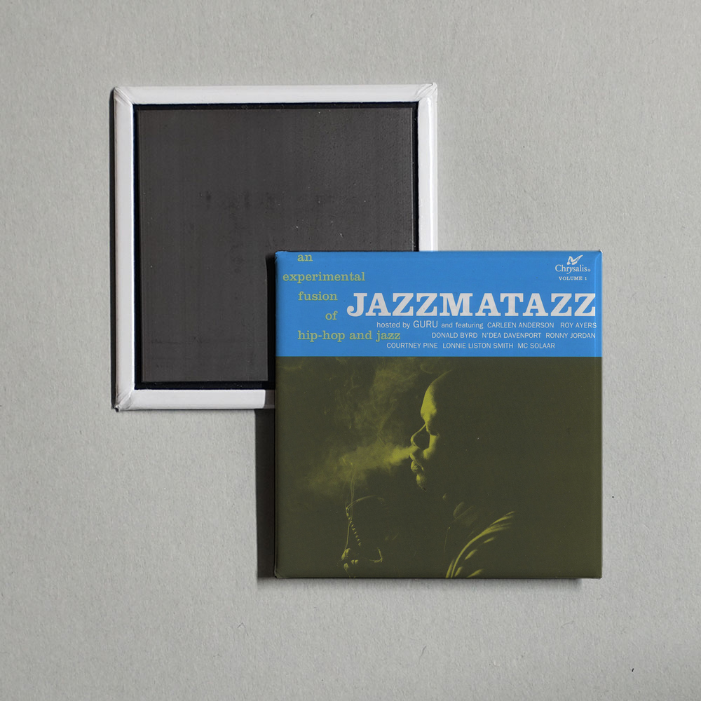 Guru - Jazzmatazz Volume 1 Album Cover Fridge Magnet