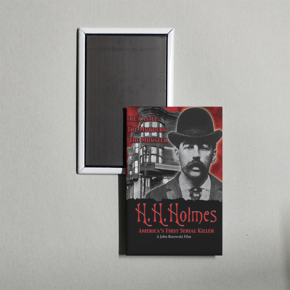 H.H. Holmes America's First Serial Killer Mini Movie Fridge Magnet