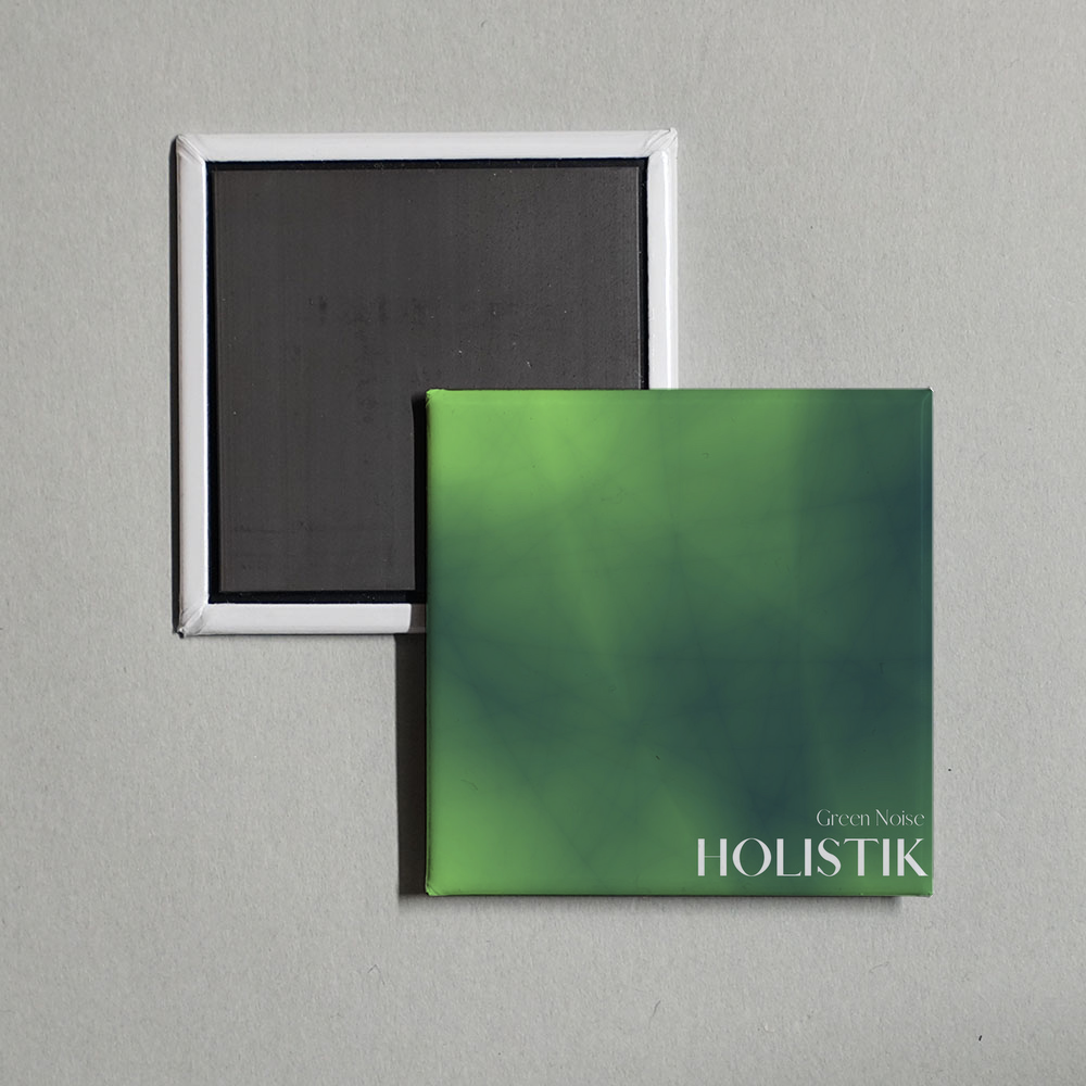 HOLISTIK - Green Noise Album Cover Fridge Magnet