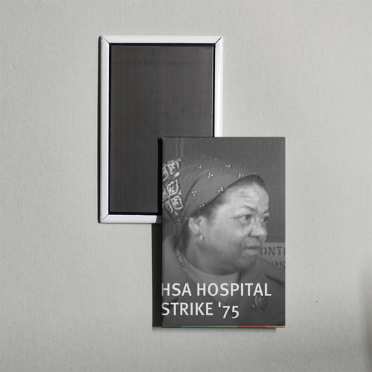 HSA Hospital Strike '75 Mini Movie Fridge Magnet