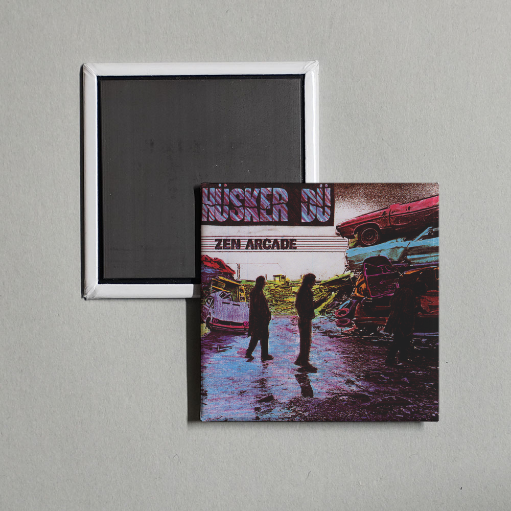 Hüsker Dü - Zen Arcade Album Cover Fridge Magnet