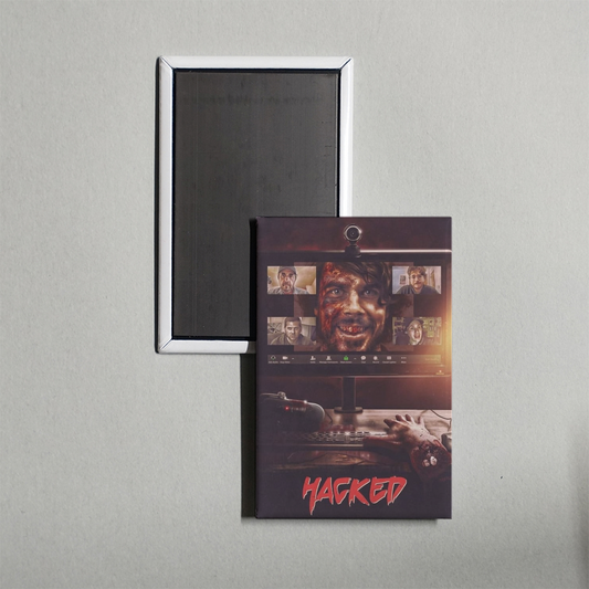 Hacked Mini Movie Fridge Magnet