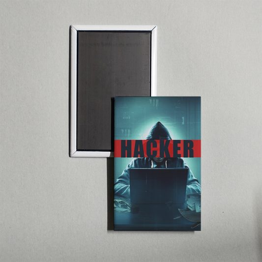 Hacker Mini Movie Fridge Magnet