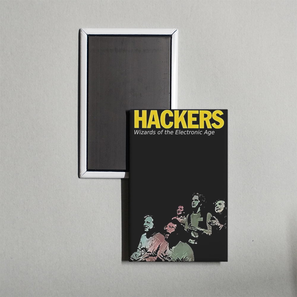 Hackers Wizards of the Electronic Age Mini Movie Fridge Magnet
