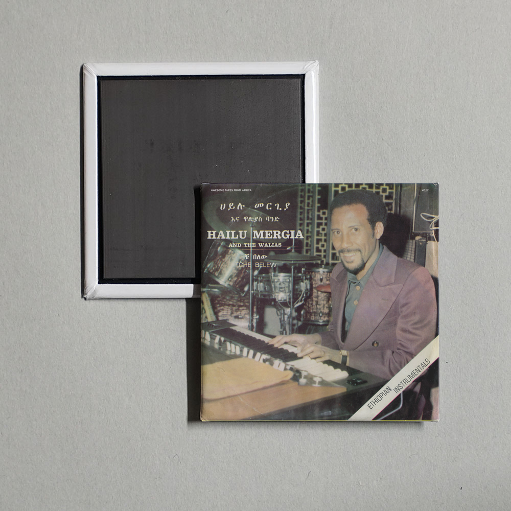 Hailu Mergia - Tche Belew Album Cover Fridge Magnet