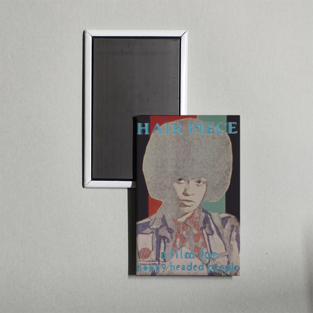 Hair Piece A Film for Nappy Headed People Mini Movie Fridge Magnet