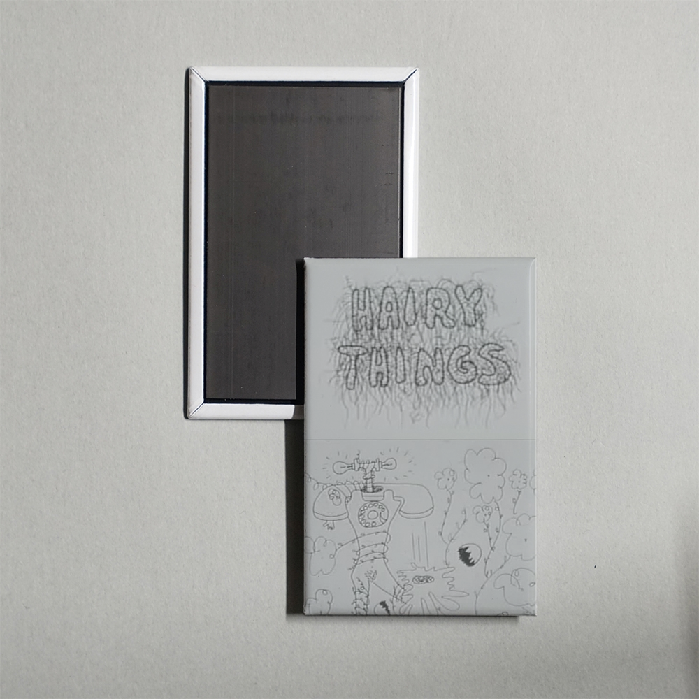 Hairy Things Mini Movie Fridge Magnet