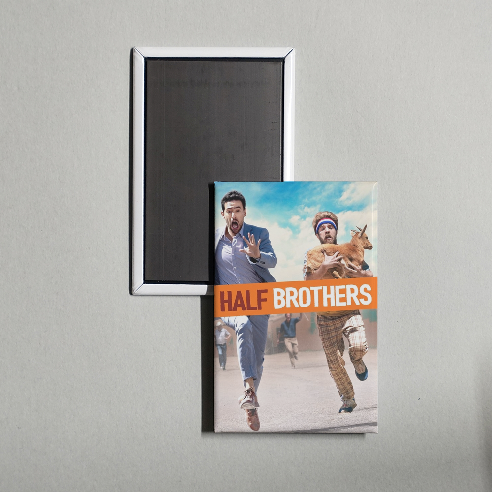 Half Brothers Mini Movie Fridge Magnet