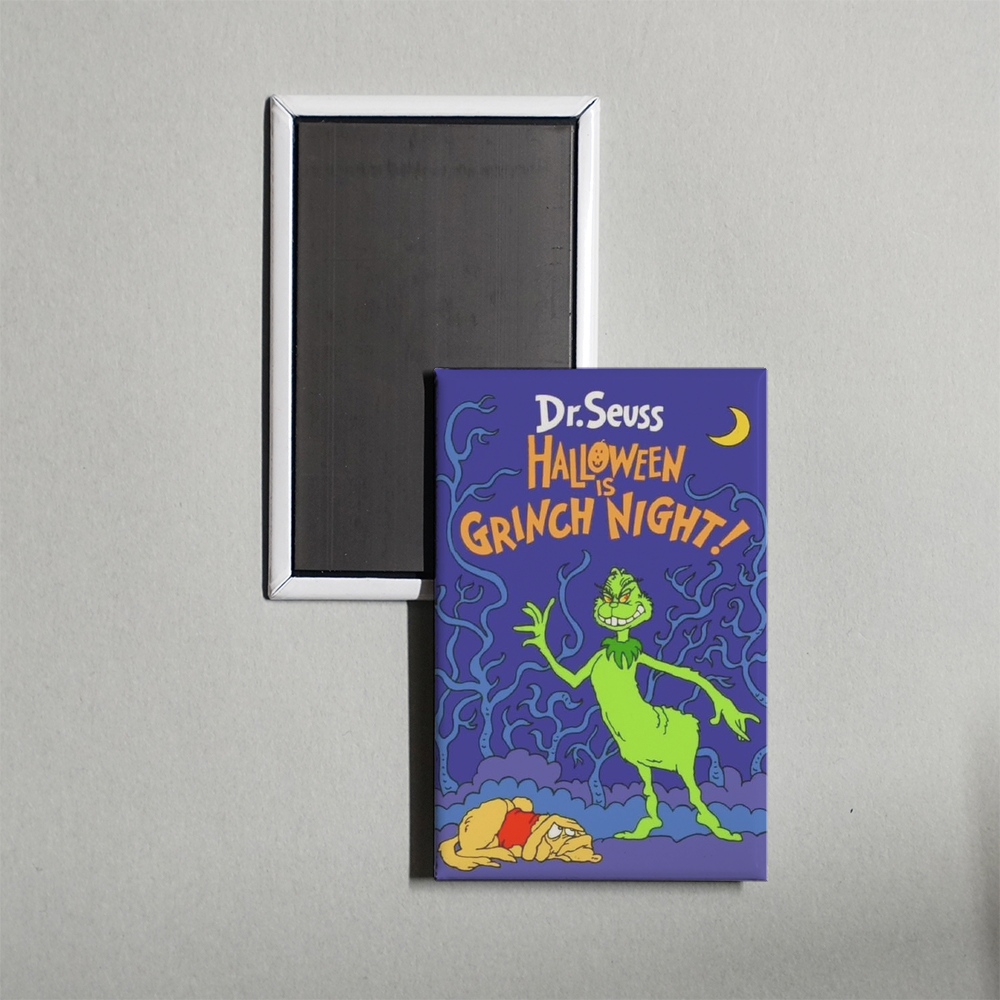 Halloween Is Grinch Night Mini Movie Fridge Magnet