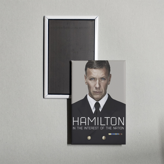 Hamilton In the Interest of the Nation Mini Movie Fridge Magnet