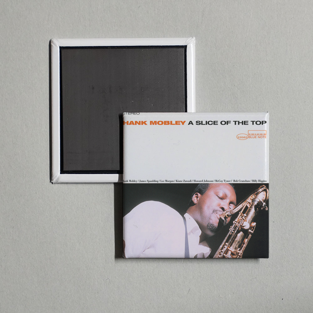 Hank Mobley - A Slice Of The Top Album Cover Fridge Magnet