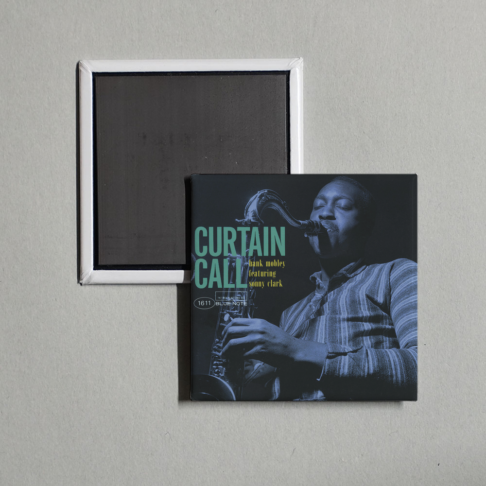 Hank Mobley - Curtain Call Album Cover Fridge Magnet