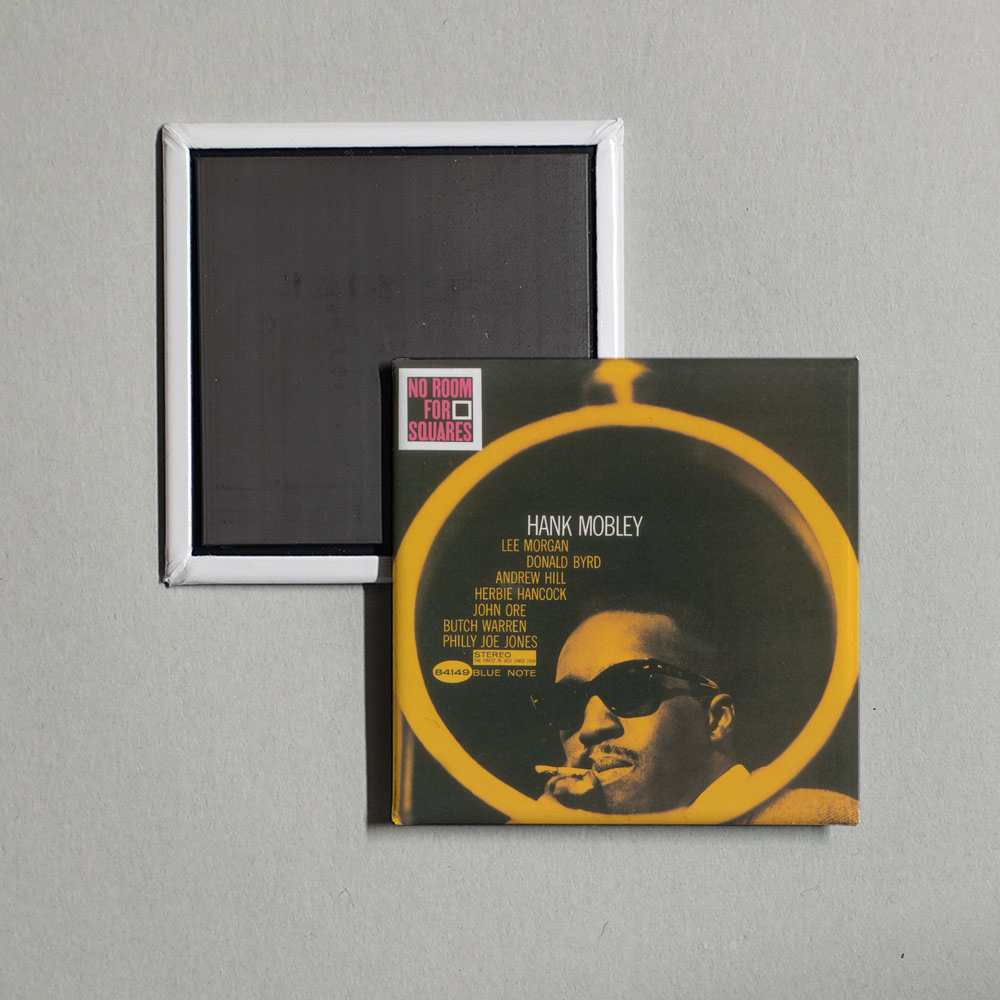 Hank Mobley - No Room For Squares (Remastered 2000  Rudy Van Gelder Edition) Album Cover Fridge Magnet