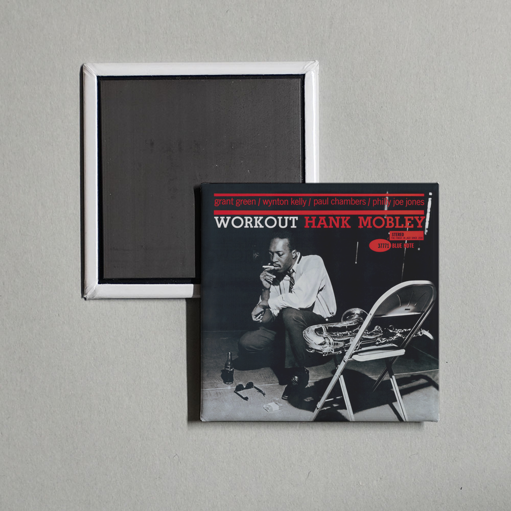 Hank Mobley - Workout Album Cover Fridge Magnet