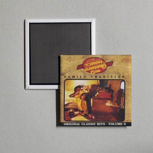Hank Williams, Jr. - Family Tradition Album Cover Fridge Magnet