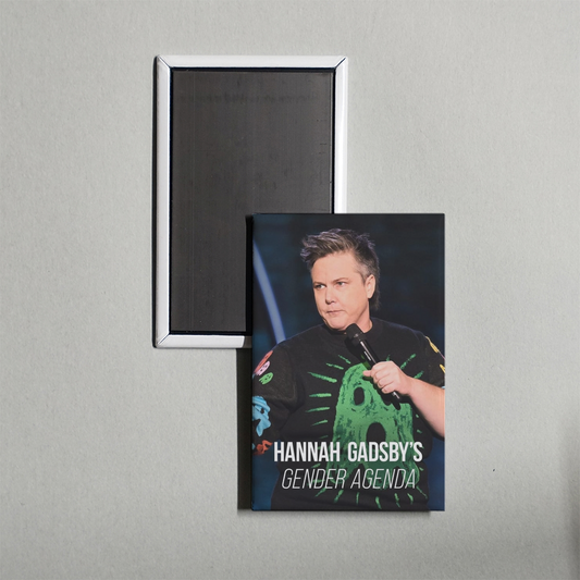 Hannah Gadsby's Gender Agenda Mini Movie Fridge Magnet