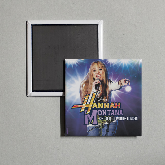 Hannah Montana - Hannah MontanaMiley Cyrus Best of Both Worlds Concert Album Cover Fridge Magnet
