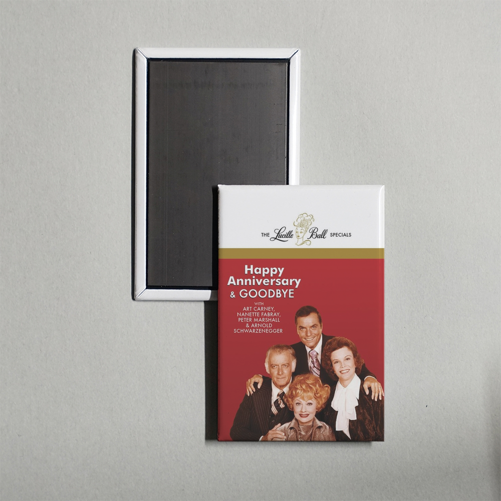 Happy Anniversary and Goodbye Mini Movie Fridge Magnet